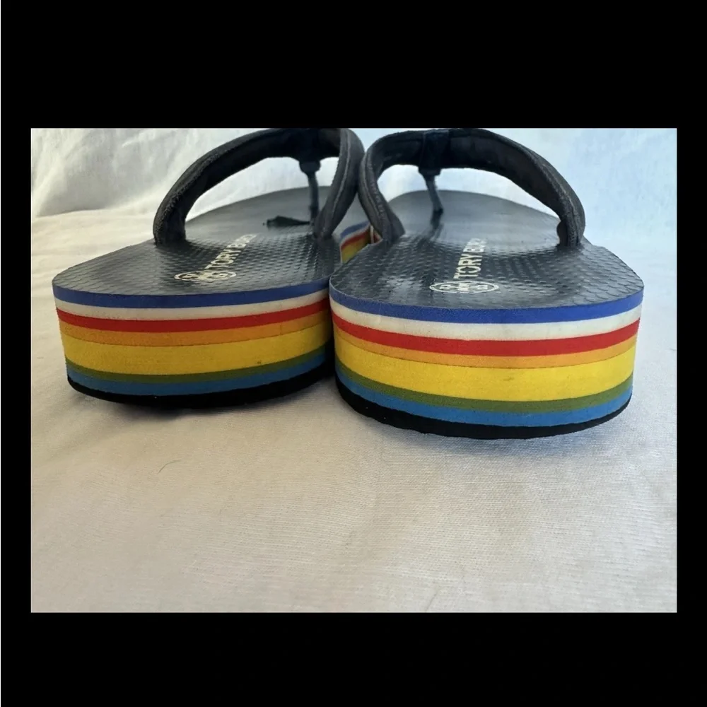 Tory Burch navy flip